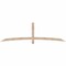 Ekena Millwork Bellingham Smooth Timber Gable Bracket, Douglas Fir, 96"W x 28"H x 1 1/2"D x 3 1/2"F, 7/12 Pitch GBW096X28X0204BEL00SDF - alternate 1